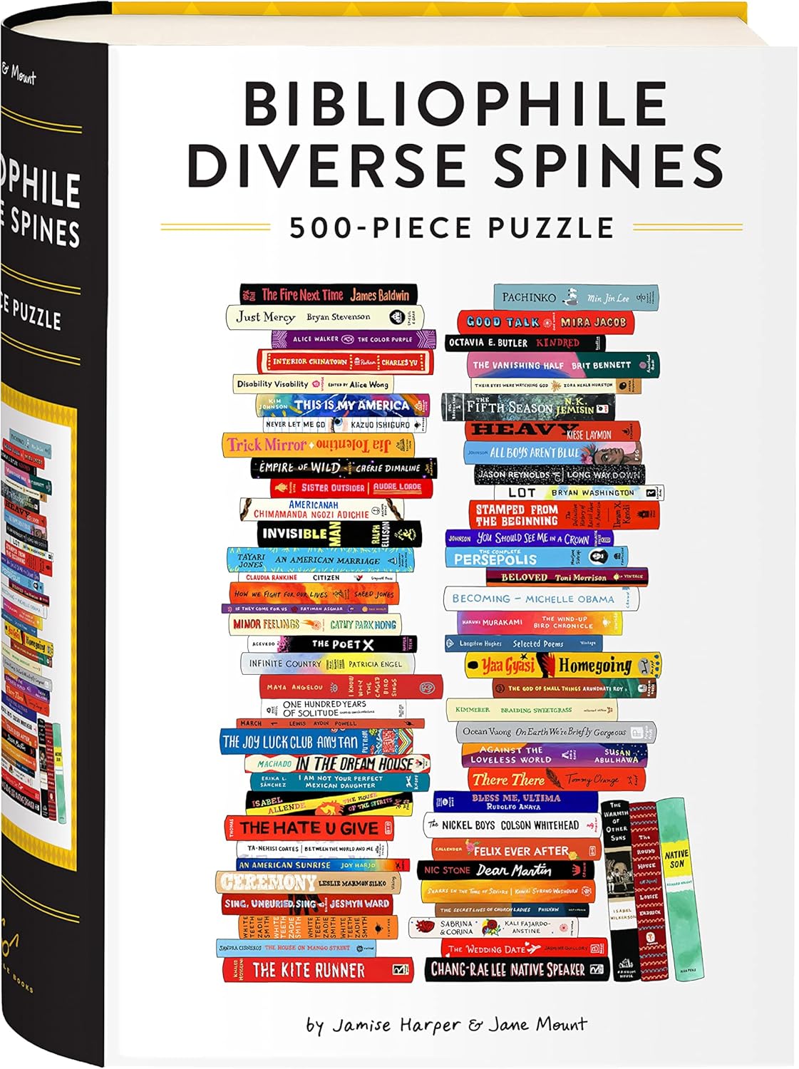 Bibliophile Diverse Spines 500-Piece Puzzle – Frugal Bookstore