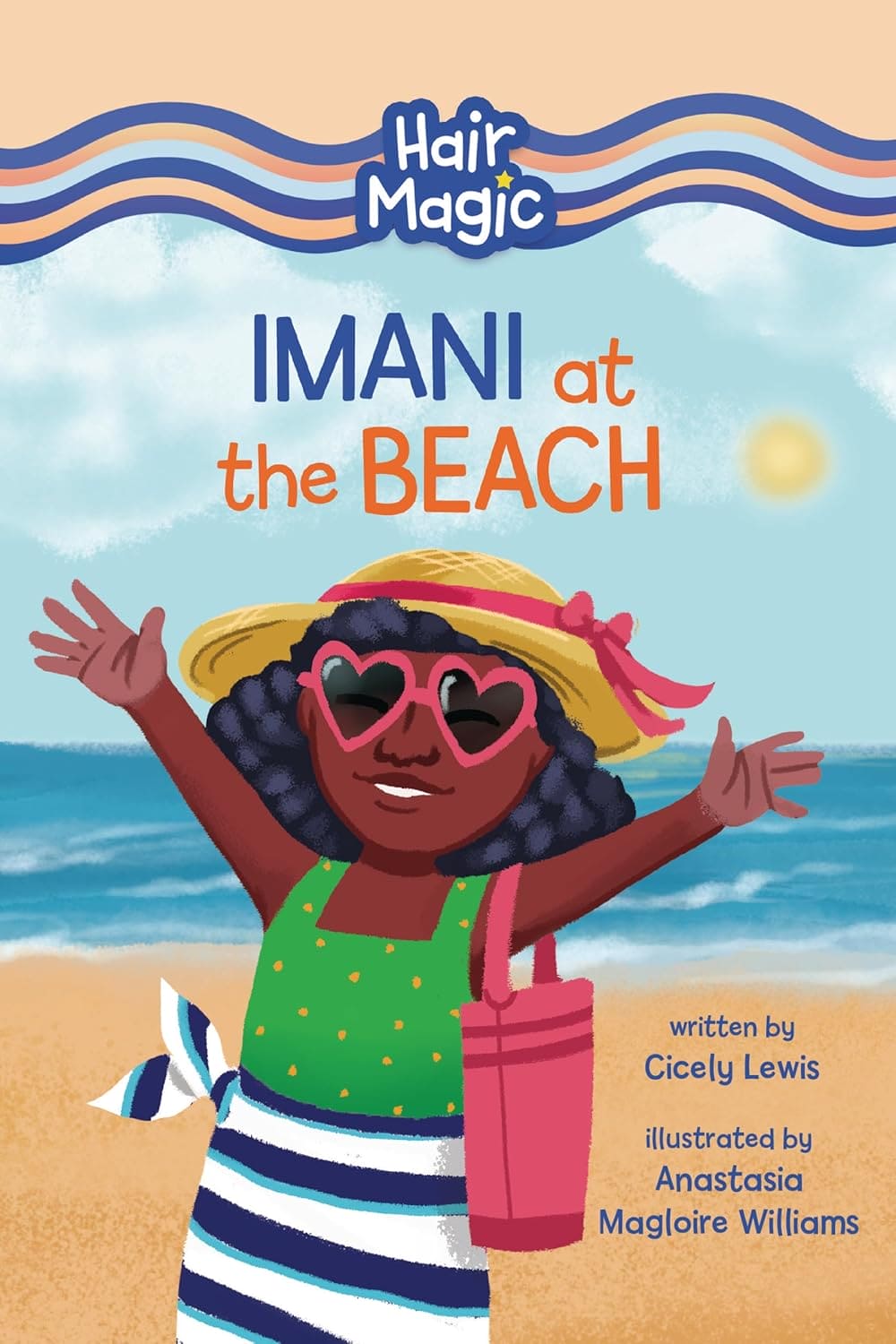 Imani at the Beach (Part of: Hair Magic- Read Woke ™ Chapter Books