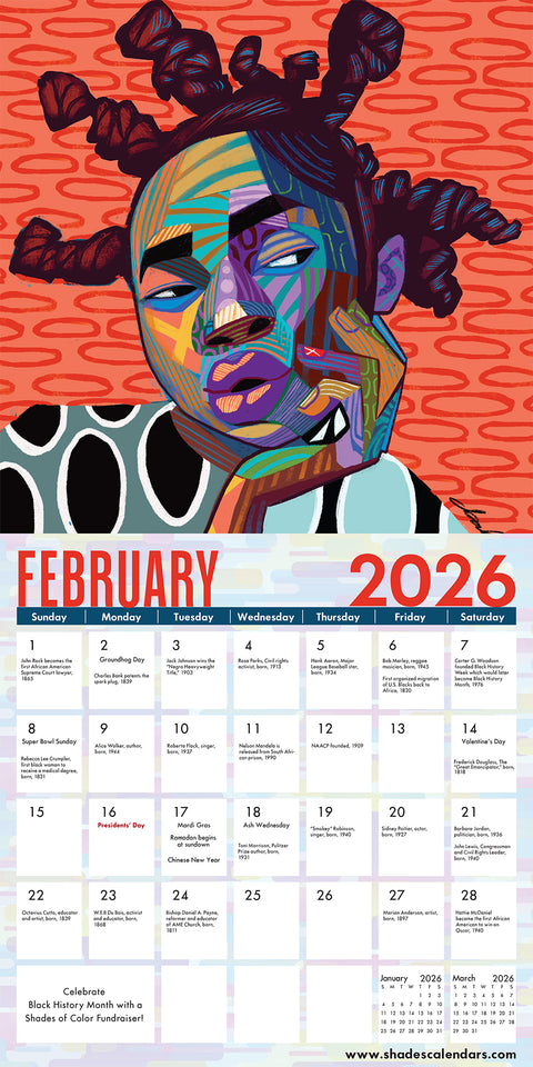 All The Potential To All The Children 2026 African American Wall Calendar, Cbabi Bayoc