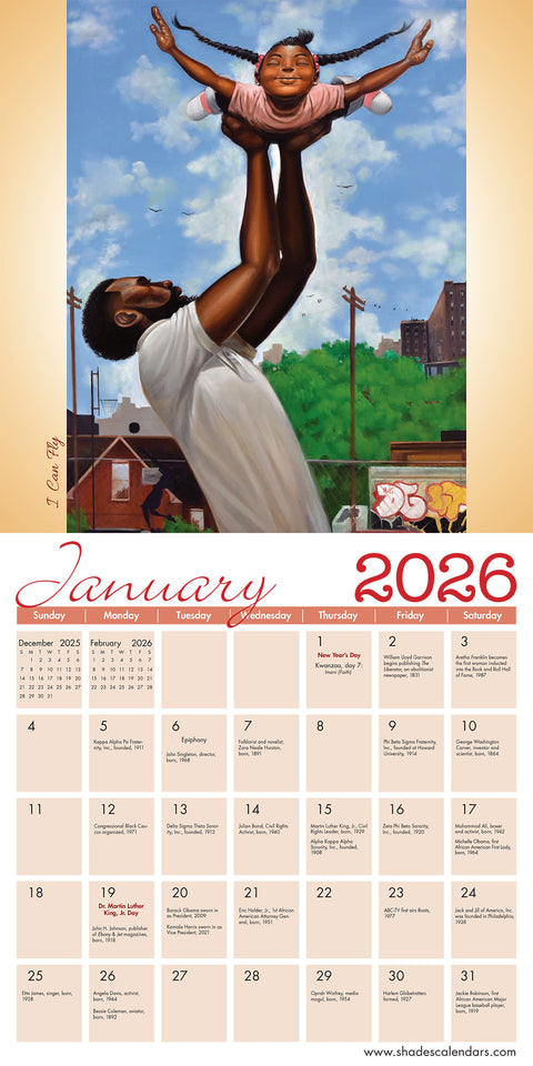 Urbanisms 2026 African American Wall Calendar 2026, Frank Morrison