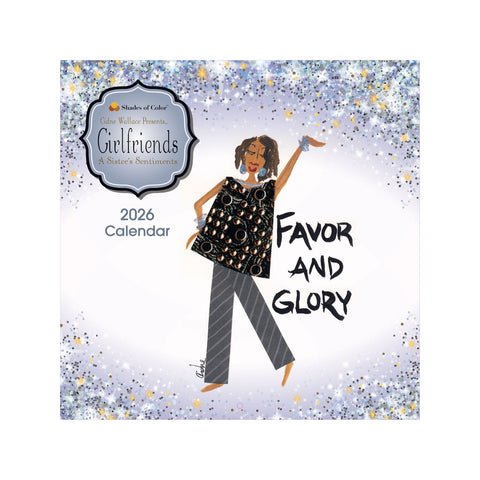 Girlfriends 2026 African American Wall Calendar, Cidne Wallace