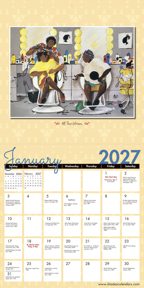 2027 The Art of Annie Lee Wall Calendar