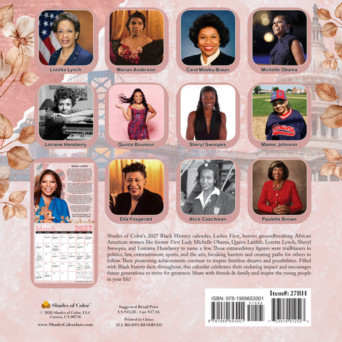 2027 Black History Wall Calendar