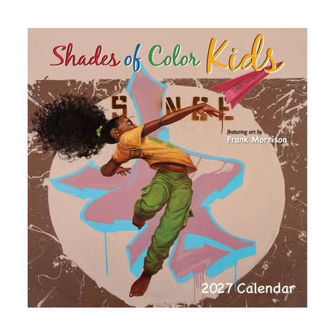 2027 Shades of Color Kids Wall Calendar by Frank Morrison