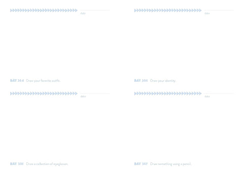 One Drawing a Day: A Yearlong Sketchbook for Finding Your Creative Voice by Lisa Congdon