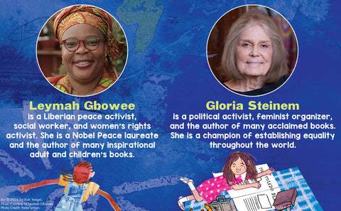 Rise, Girl, Rise: Our Sister-Friend Journey. Together for All. by Gloria Steinem, Leymah Gbowee (Authors,) Kay Yangni (Illustrator)