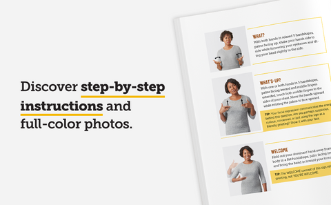 American Sign Language Made Easy for Beginners: A Visual Guide with ASL Signs, Lessons, and Quizzes by Travis Belmontes-Merrell