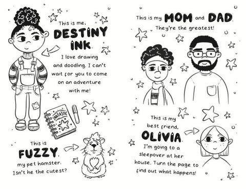 Destiny Ink: Sleepover Surprise by Adeola Sokunbi