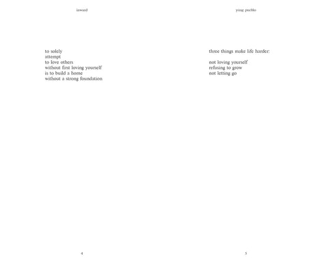 Inward (The Inward Trilogy) by Yung Pueblo