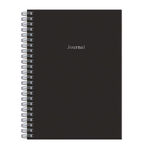 Black Wire-O Journal A5 6 X 8.5"