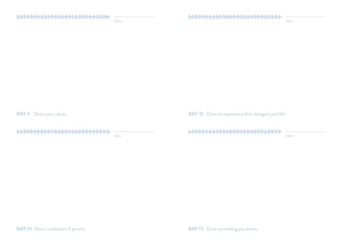 One Drawing a Day: A Yearlong Sketchbook for Finding Your Creative Voice by Lisa Congdon