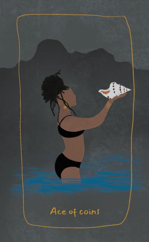Black Tarot: An Ancestral Awakening Deck and Guidebook by Nyasha Williams, Kimishka Naidoo (Illustrator)