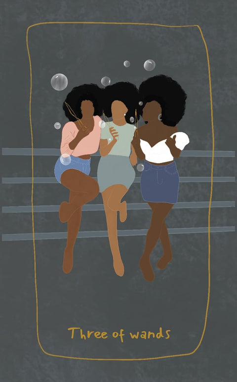 Black Tarot: An Ancestral Awakening Deck and Guidebook by Nyasha Williams, Kimishka Naidoo (Illustrator)