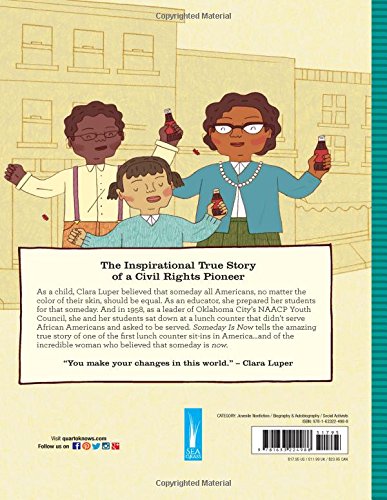 Someday Is Now: Clara Luper and the 1958 Oklahoma City Sit-ins by Olugbemisola Rhuday-Perkovich, Jade Johnson (Illustrator)