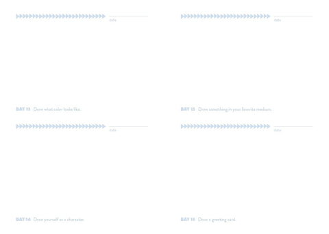 One Drawing a Day: A Yearlong Sketchbook for Finding Your Creative Voice by Lisa Congdon