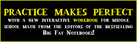 The Big Fat Middle School Math Workbook: 600 Math Practice Exercises