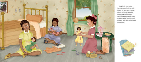 Miles of Style: Eunice W. Johnson and the Ebony Fashion Fair by Lisa D. Brathwaite (Author), Lynn Gaines (Illustrator)