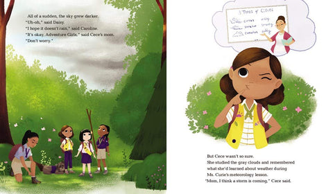 Cece Loves Science and Adventure (Cece Loves Science, 2) by Kimberly Derting, Shelli R. Johannes, Vashti Harrison (Illustrator)