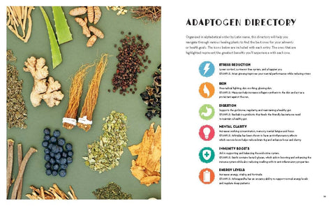 Adaptogens: A Directory of Over 50 Healing Herbs for Energy, Stress Relief, Beauty, and Overall Well-Being by Melissa Petitto