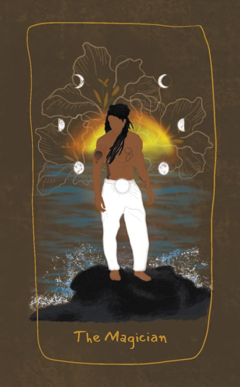 Black Tarot: An Ancestral Awakening Deck and Guidebook by Nyasha Williams, Kimishka Naidoo (Illustrator)