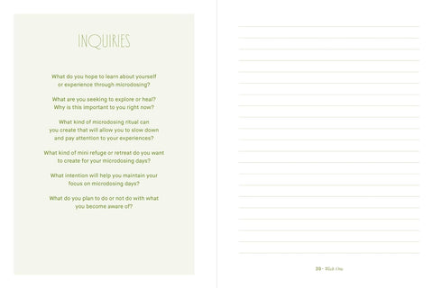 Small Doses of Awareness: A Microdosing Companion - Guided Journal by Shin Yu Pai, Amy Wong Hope