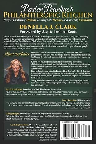 Pastor Pearline’s Philanthropic Kitchen: Recipes for Raising Millions, Leading with Purpose, and Building Community Paperback – March 17, 2026 by Denella J. Clark (Author)
