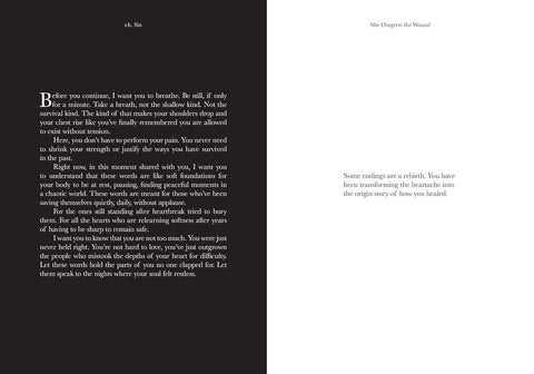 She Outgrew the Wound by R. H. Sin