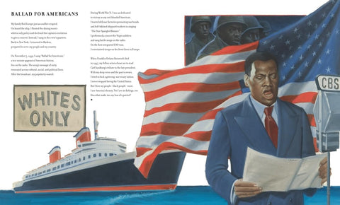Outspoken: Paul Robeson, Ahead of His Time: A One-Man Show by Carole Boston Weatherford, Eric Velasquez (Illustrator)