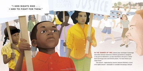 The Faith of Elijah Cummings: The North Star of Equal Justice by Carole Boston Weatherford, Laura Freeman (Illustrator)