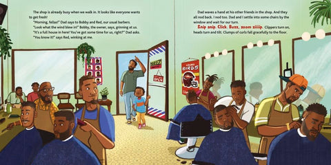 Haircut Day with Dad by Monica Mikai