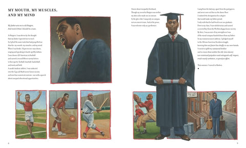 Outspoken: Paul Robeson, Ahead of His Time: A One-Man Show by Carole Boston Weatherford, Eric Velasquez (Illustrator)