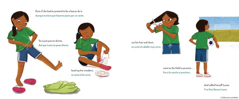 Lucía’s Goals / Los Goles De Lucía (English and Spanish Edition) by Angela Quezada Padron, Christina Barragan Forshay (Illustrator)