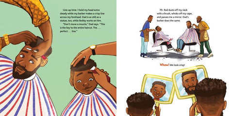 Haircut Day with Dad by Monica Mikai