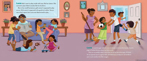 Lucía’s Goals / Los Goles De Lucía (English and Spanish Edition) by Angela Quezada Padron, Christina Barragan Forshay (Illustrator)