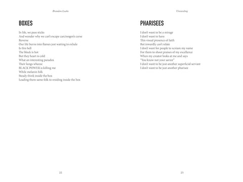 Unraveling: Poems by Brandon Leake