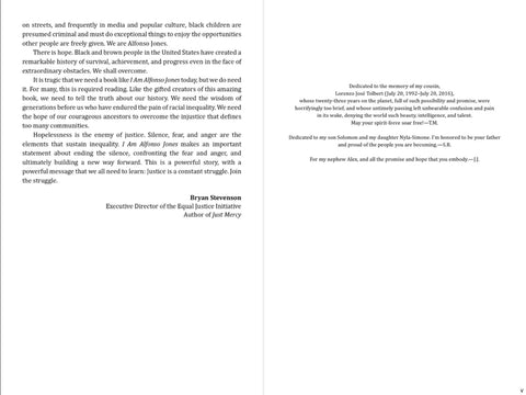 I Am Alfonso Jones by Tony Medina (Author), John Jennings (Illustrator)