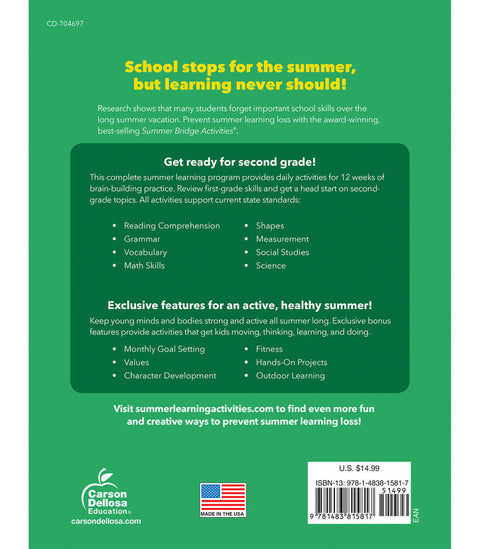 Summer Bridge Activities Workbook Grade 1-2