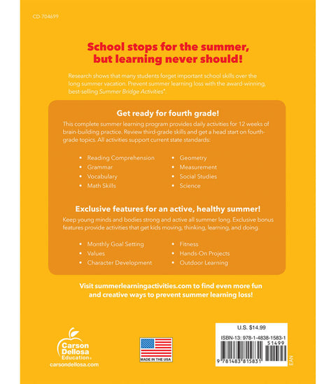 Summer Bridge Activities Workbook Grade 3-4