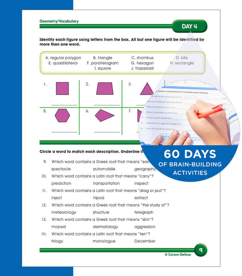 Summer Bridge Activities Workbook Grade 8-9