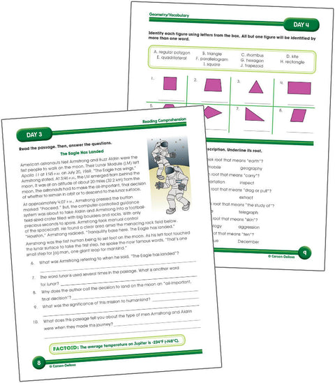 Summer Bridge Activities Workbook Grade 8-9