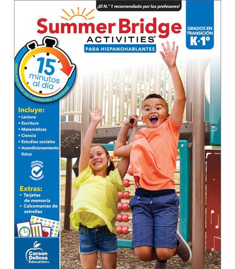 Summer Bridge Activities Spanish K-1 Workbook