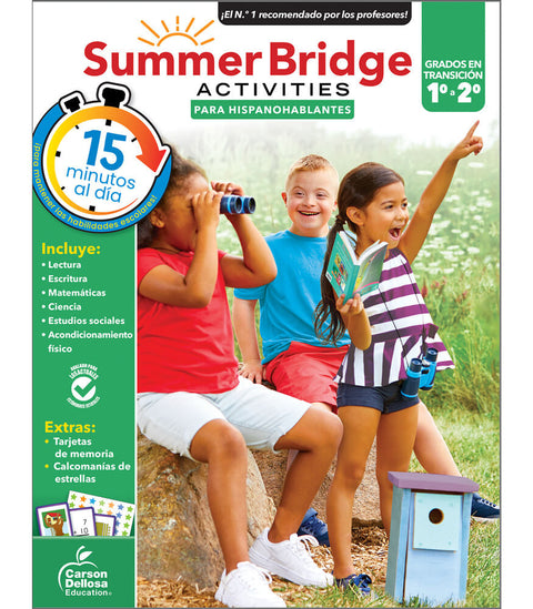 Summer Bridge Activities Spanish 1-2 Workbook