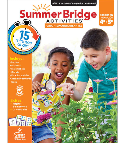 Summer Bridge Activities Spanish 4-5 Workbook