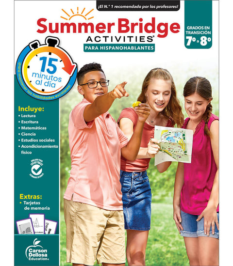 Summer Bridge Activities Spanish 7-8 Workbook