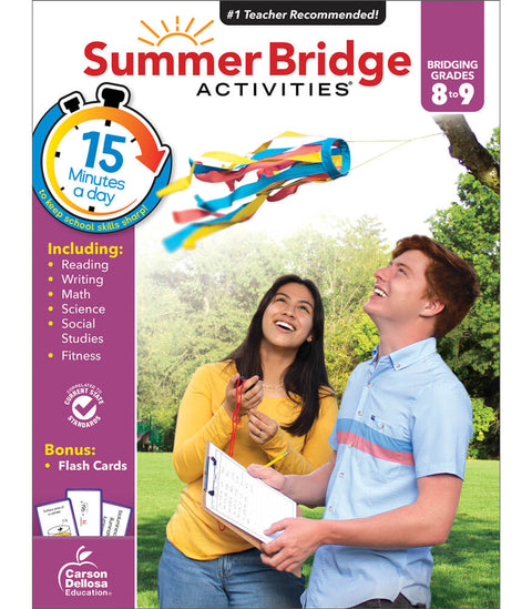 Summer Bridge Activities Workbook Grade 8-9