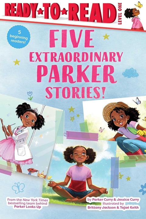 -Pre-Order 12/10- Five Extraordinary Parker Stories!: Parker Dresses Up; Your Friend, Parker; Parker Grows a Garden; Parker's Big Feelings; Parker's Slumber Party by Parker Curry (Author), Jessica Curry (Author), Brittany Jackson (Illustrator)