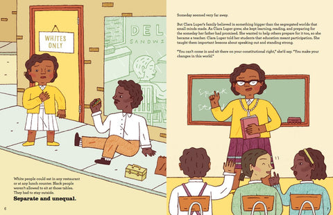 Someday Is Now: Clara Luper and the 1958 Oklahoma City Sit-ins by Olugbemisola Rhuday-Perkovich, Jade Johnson (Illustrator)