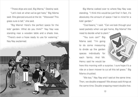 Neecy and Nay Nay and the Green Thumbs (Neecy and Nay Nay #3) by Simone Dankenbring, Syrone Harvey, Maya Henderson (Illustrator)