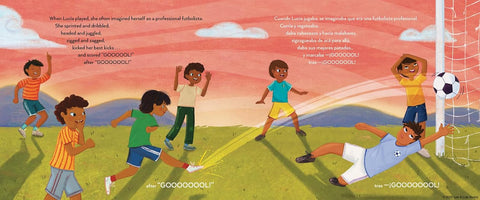 Lucía’s Goals / Los Goles De Lucía (English and Spanish Edition) by Angela Quezada Padron, Christina Barragan Forshay (Illustrator)