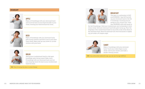American Sign Language Made Easy for Beginners: A Visual Guide with ASL Signs, Lessons, and Quizzes by Travis Belmontes-Merrell